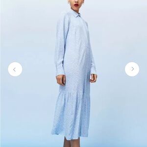 H&M Button Blue Dresses for Women
